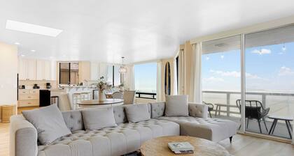 Beachfront Home w/ Ocean Views Right on Mission Beach Belmont by Avantstay