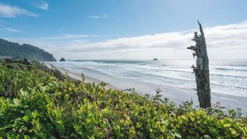 Private beach, white sand
