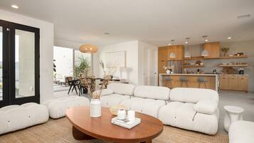 55-inch TV with digital channels, streaming services