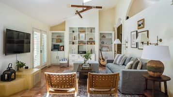 55-inch TV with digital channels, streaming services