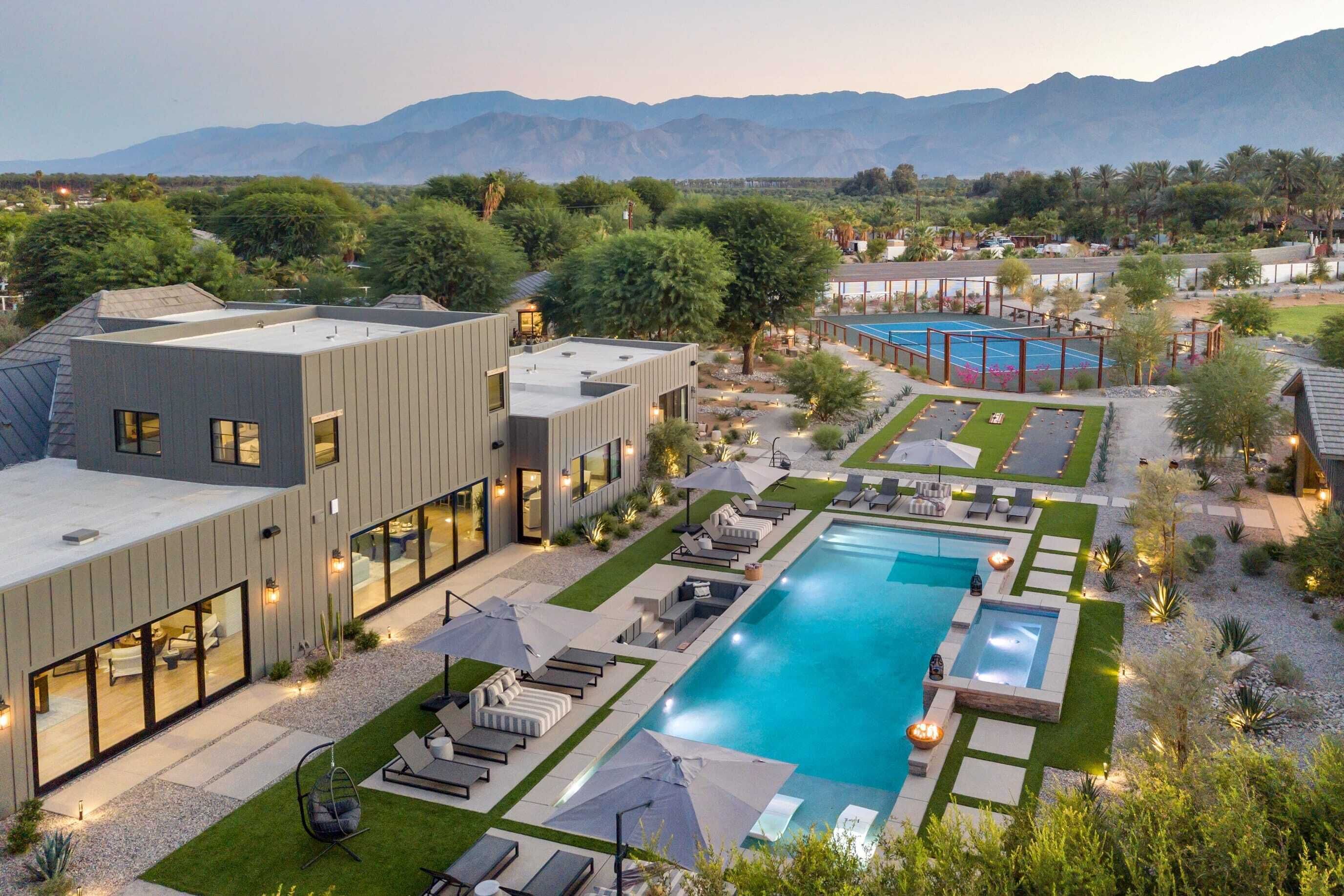 Façade de l’hébergement