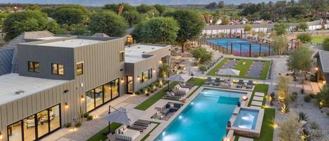 Façade de l’hébergement