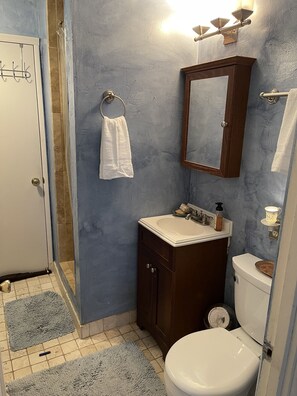 Combined shower/tub