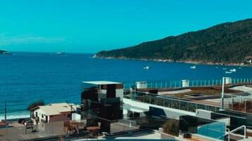 Apto Espelho das aguas Ingleses Floripa | Varanda coberta