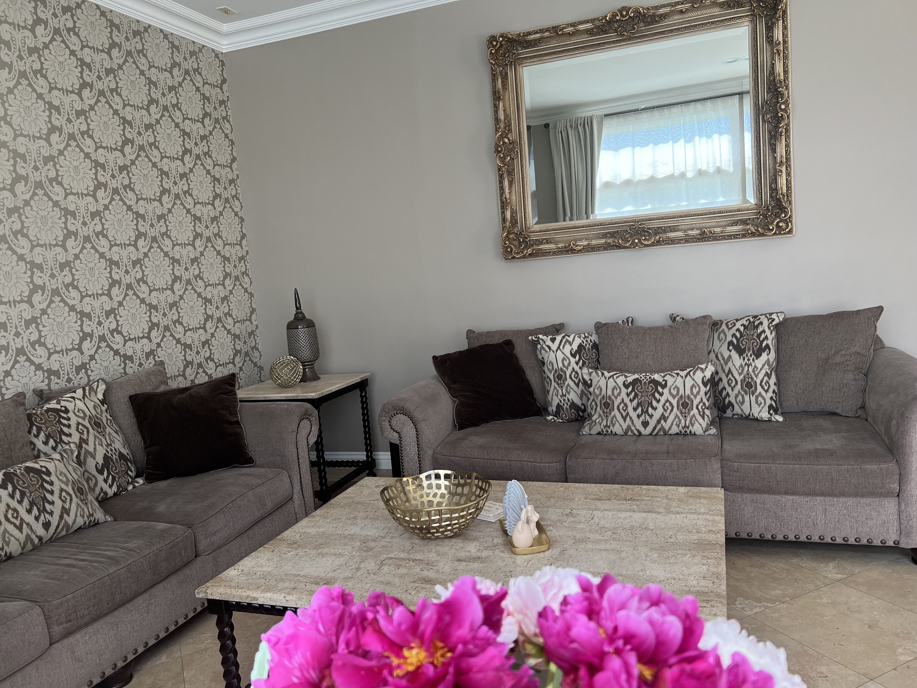 Elegant and Spacious home with a private backyard and pool. 