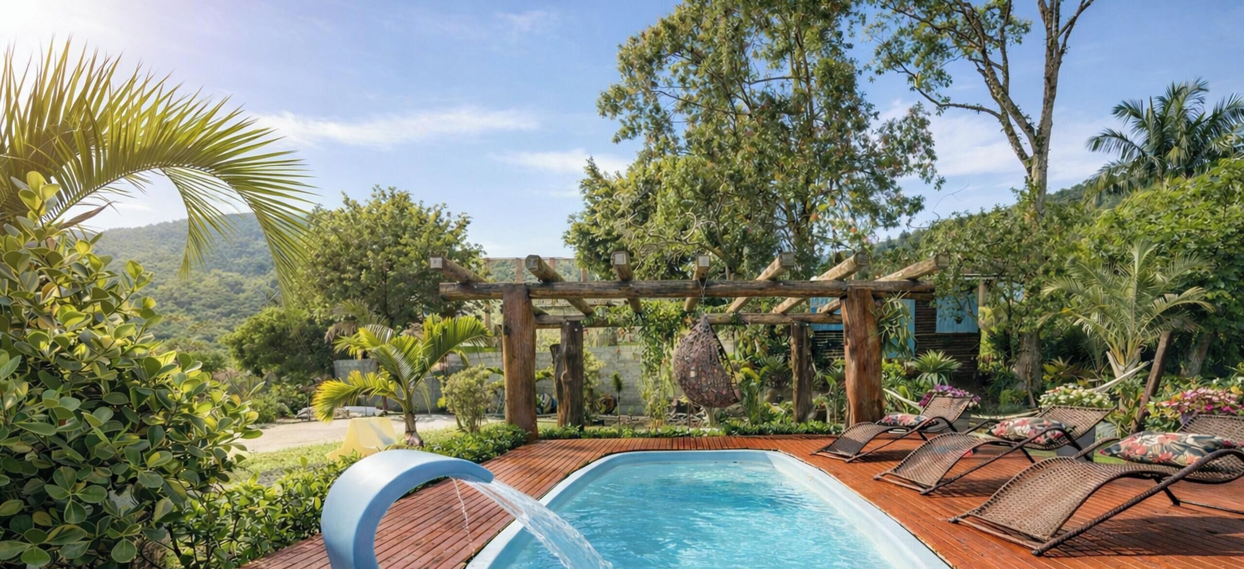 Maison Lune de Miel, accès piscine, vue jardin | Équipements de la chambre