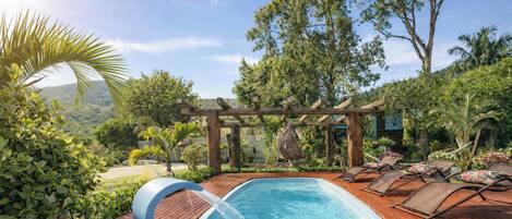 Maison Lune de Miel, accès piscine, vue jardin | Équipements de la chambre