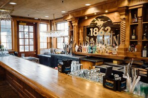 Bar (on property) - Hot Springs & Pool. By Mountains. Historic Resort (Genoa)