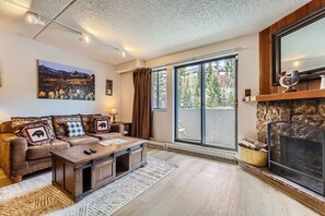 TV, fireplace, offices - Cozy 1BR At Beaver Run | Ski-In/Ski-Out | Dogs Friendly (Breckenridge)