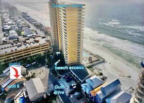 Enjoy beach access from this high-rise hotel, situated adjacent to the shoreline.