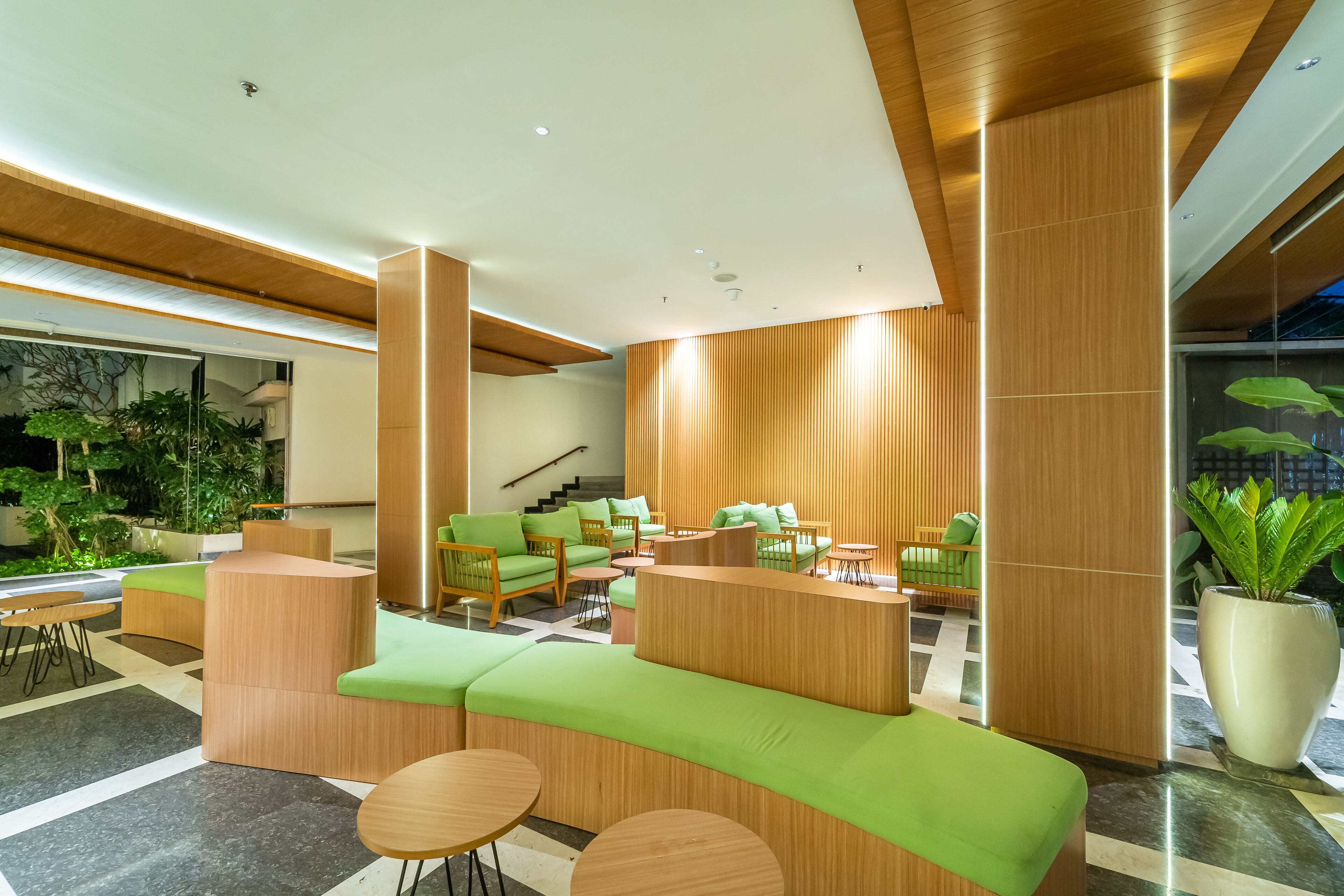 Lobby sitting area