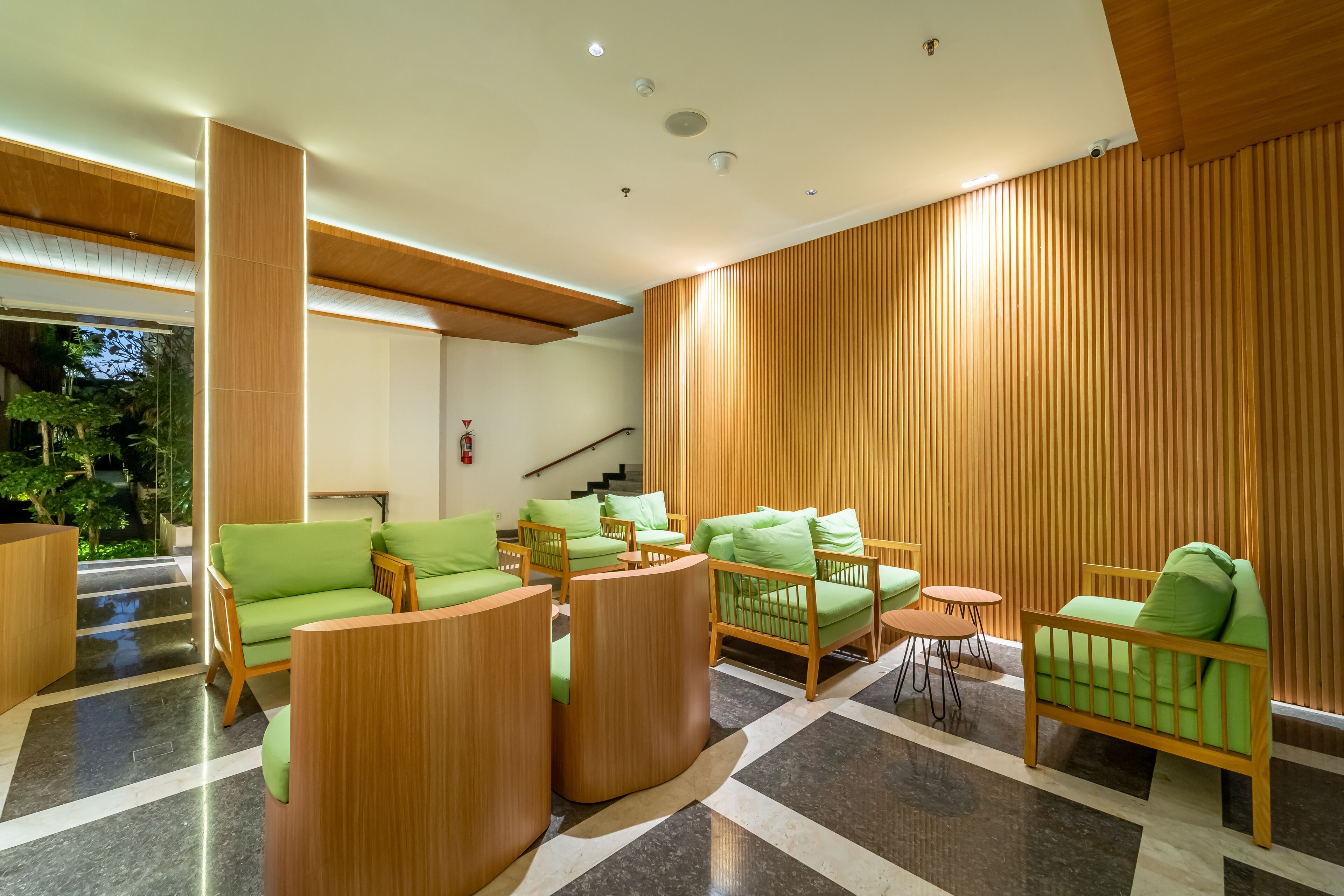 Lobby sitting area