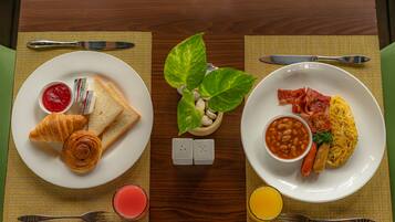 Daily buffet breakfast (IDR 125000 per person)