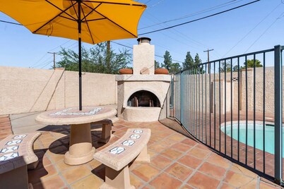 Spacious home! Heated pool, sundeck, and sports court
