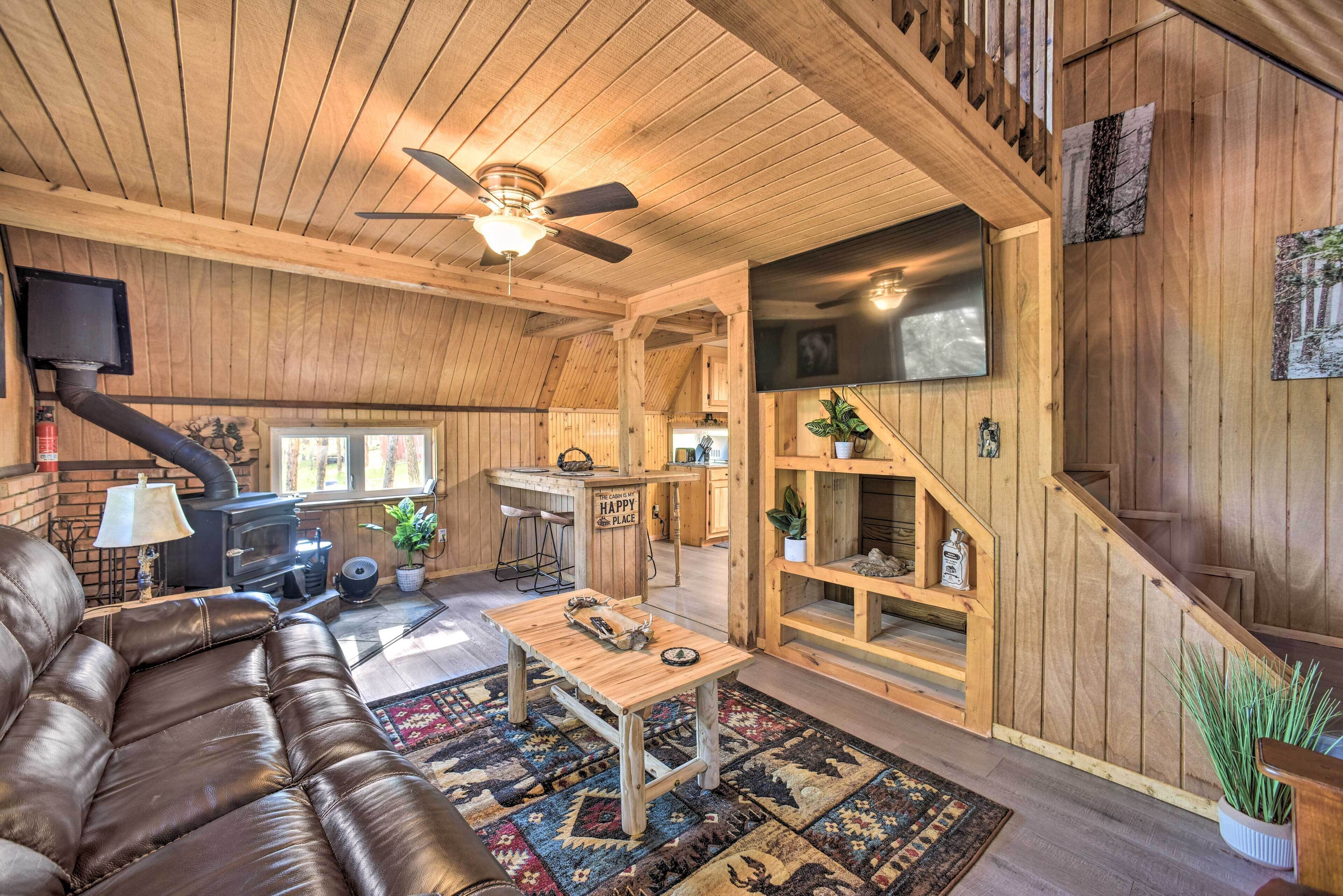 Rustic Florissant A-Frame w/ Spacious Deck!