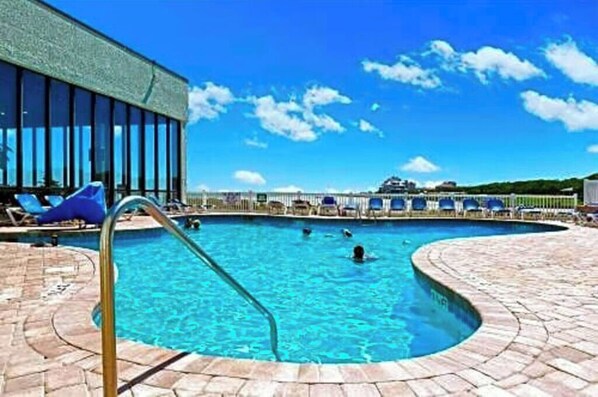 Indoor pool, outdoor pool