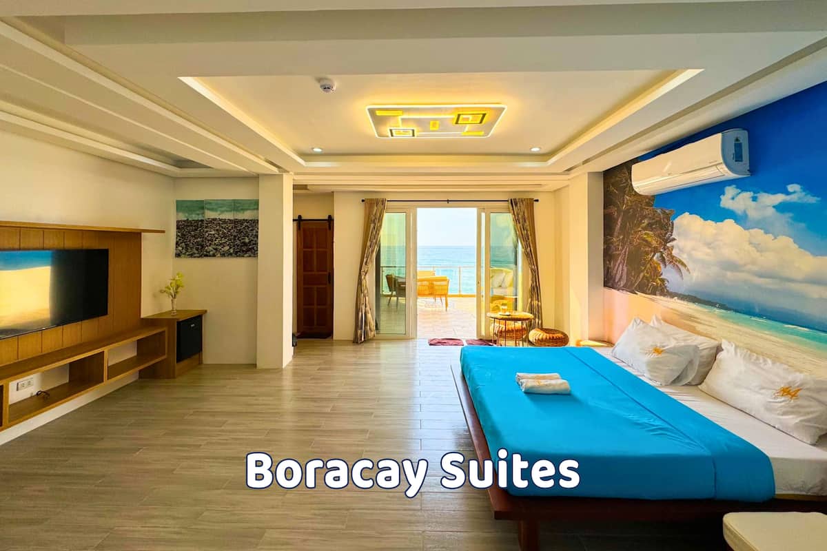 Suite estudio ejecutiva, 1 habitación, balcón, vista al mar | Decoración personalizada, insonorización, wifi gratis y ropa de cama