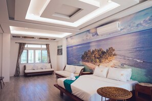 Executive Studio Suite, 1 Bedroom, Balcony, Sea View | Individually decorated, soundproofing, free WiFi, bed sheets - A&A of the North (Cabangan)