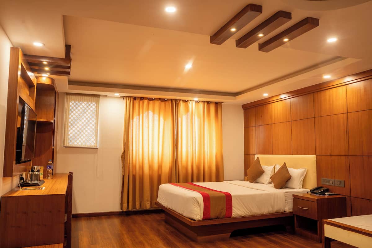 Habitación Deluxe doble | Ropa de cama de alta calidad, minibar, escritorio