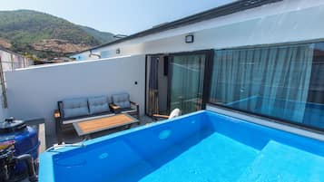 Appartement Duplex Premium, 3 chambres, vue colline | Vue depuis le balcon