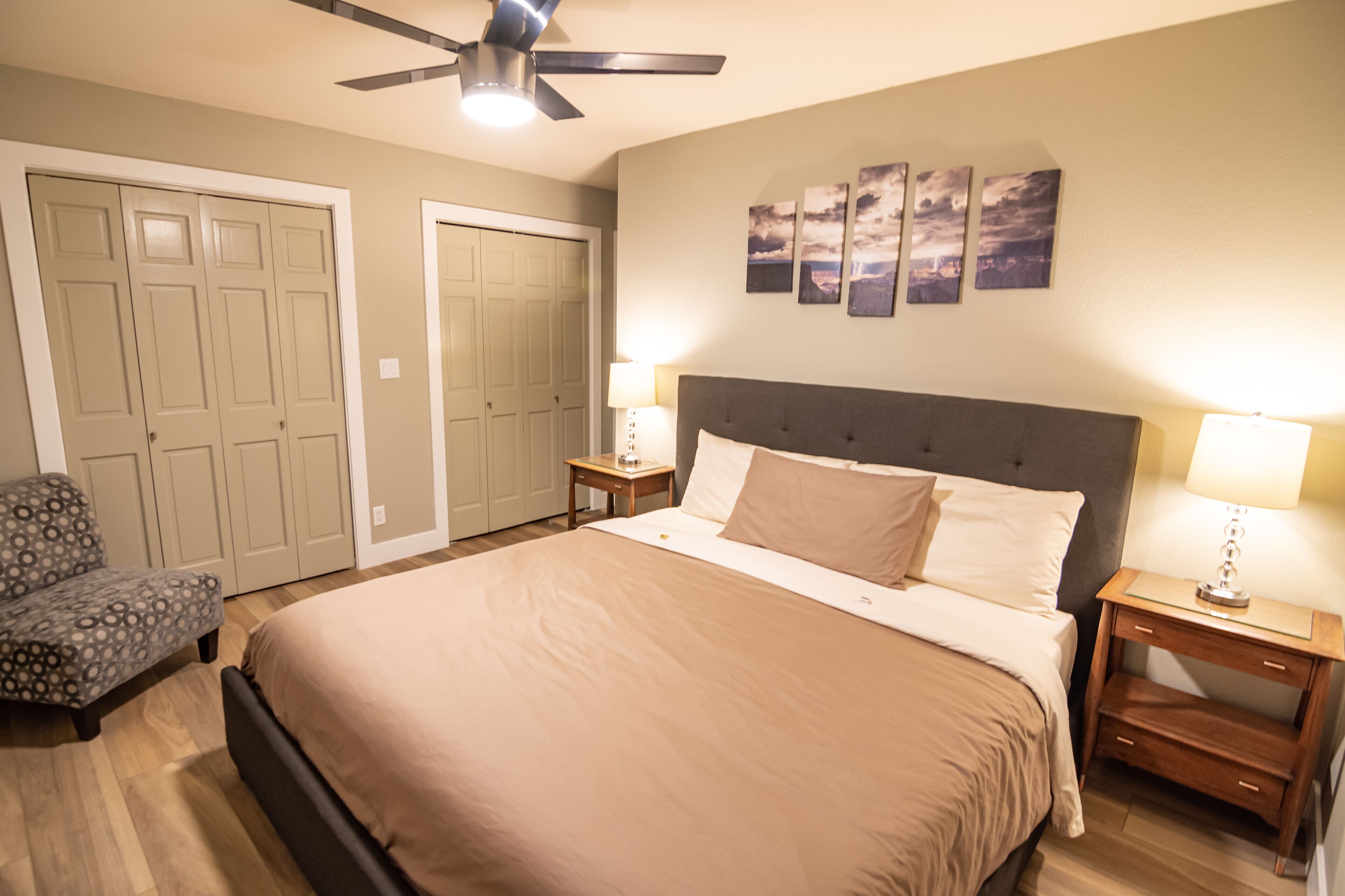 2 bedrooms, iron/ironing board, WiFi (free), bed sheets
