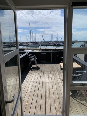 Panoramic dubbelrum | Utsikt mot havet/stranden