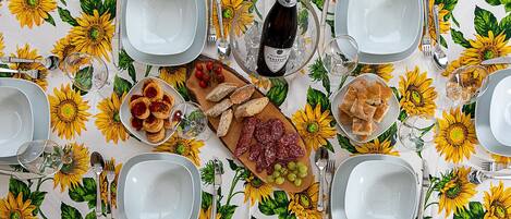 Opções para refeição ao ar livre