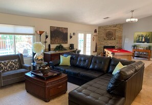 House, 4 Bedrooms | Living area | Smart TV, fireplace, foosball - Casa De Beck 4 Bedroom Home by Redawning (Scottsdale)