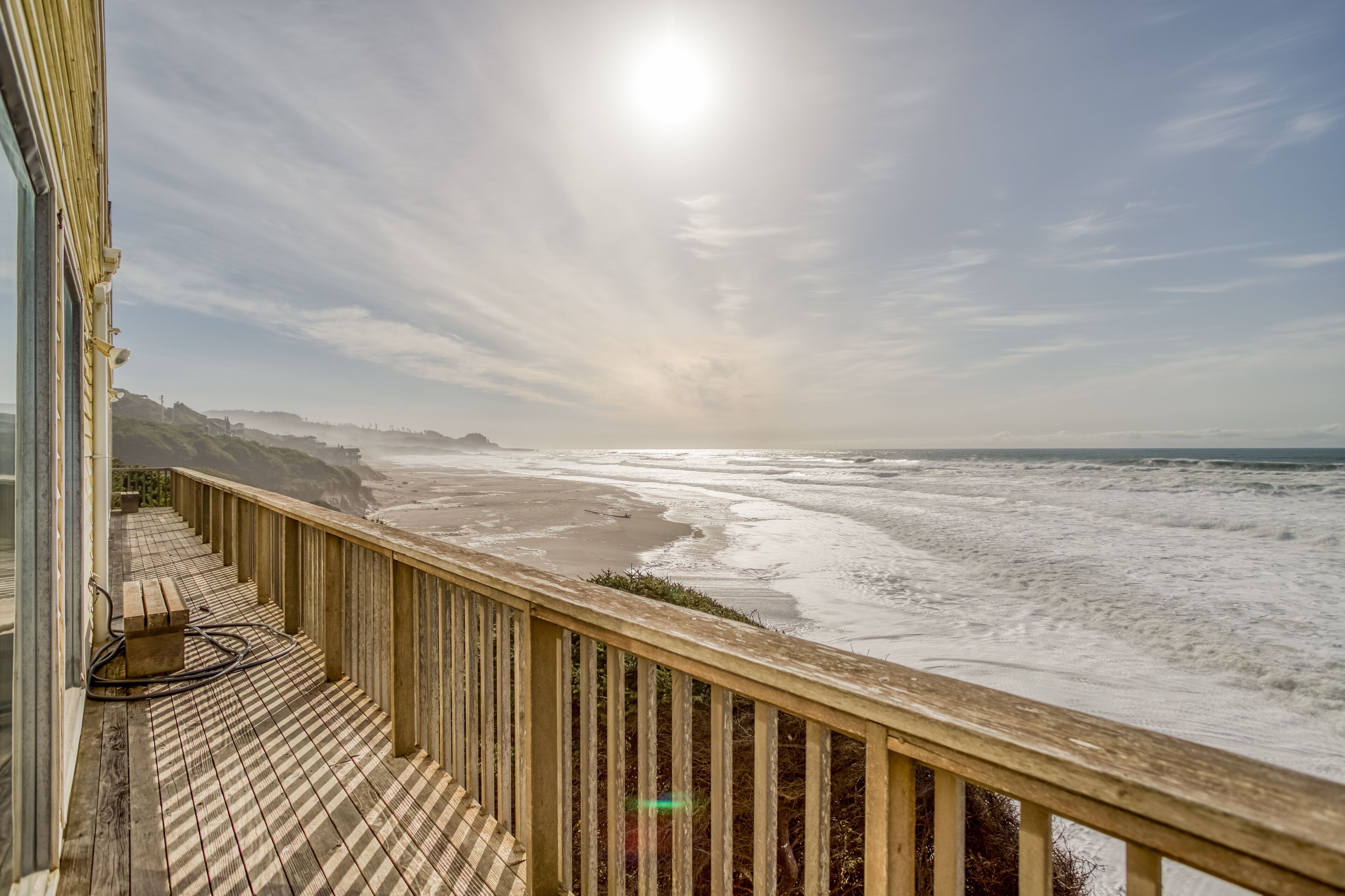 Private Beach Access at this Oceanfront Retreat for 16!