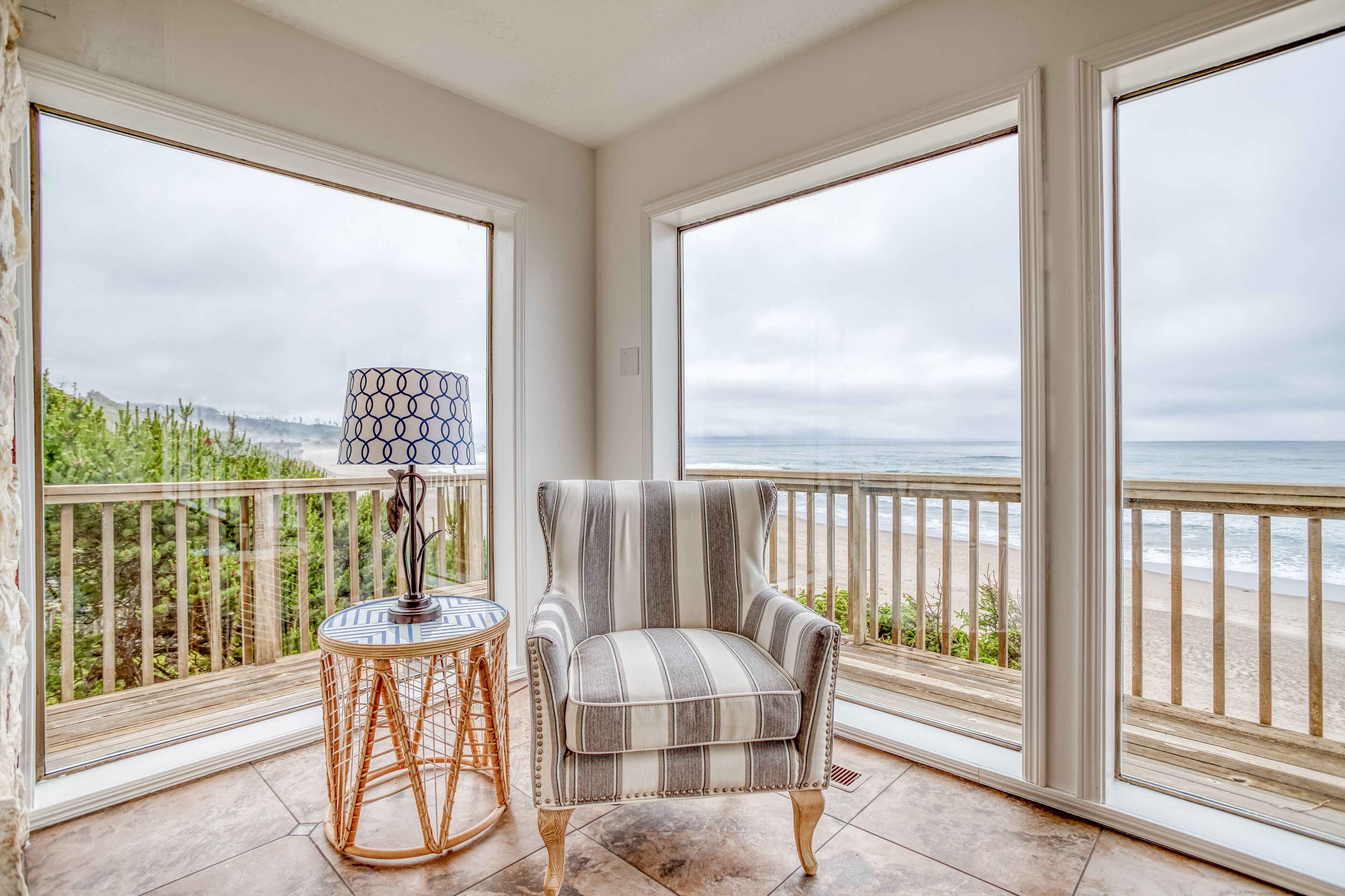 Private Beach Access at this Oceanfront Retreat for 16!