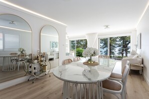 Dining - 3 Bedroom Beachfront Manly Garden Apartment
 (Manly)