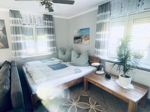 1 habitación y ropa de cama 