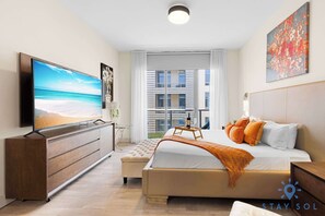 1 Schlafzimmer, Schreibtisch, Bügeleisen/Bügelbrett, WLAN