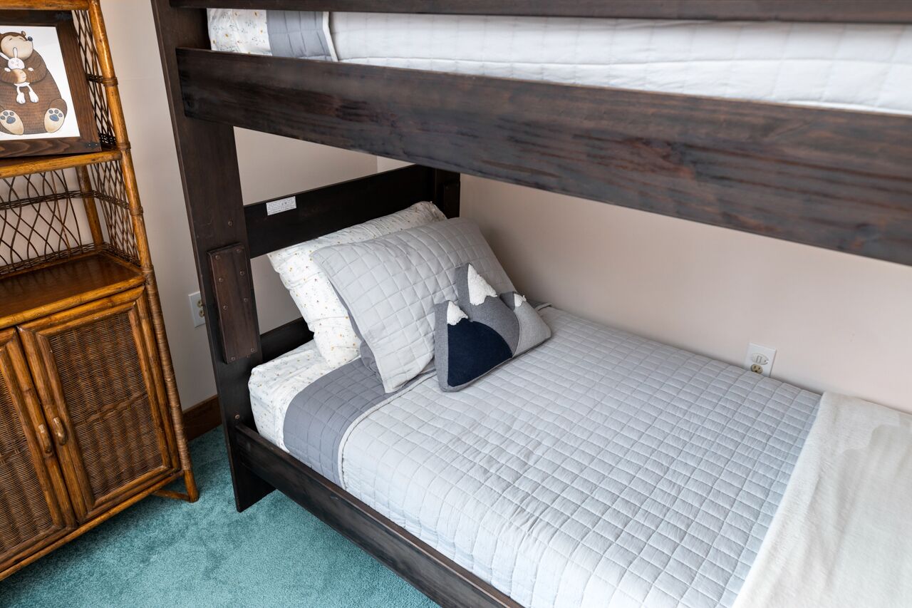 bedroom 3, twin bunk bed