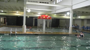 Indoor pool, a heated pool