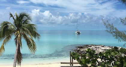 Oceanfront Private Romantic Easy Water Access on Caribbean Sea Couples Retreat