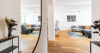 Golden Loft - 92qm, zentral & ruhig, Messe/HBF n
