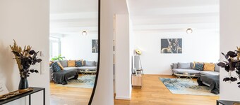 Golden Loft - 92qm, zentral & ruhig, Messe/HBF n