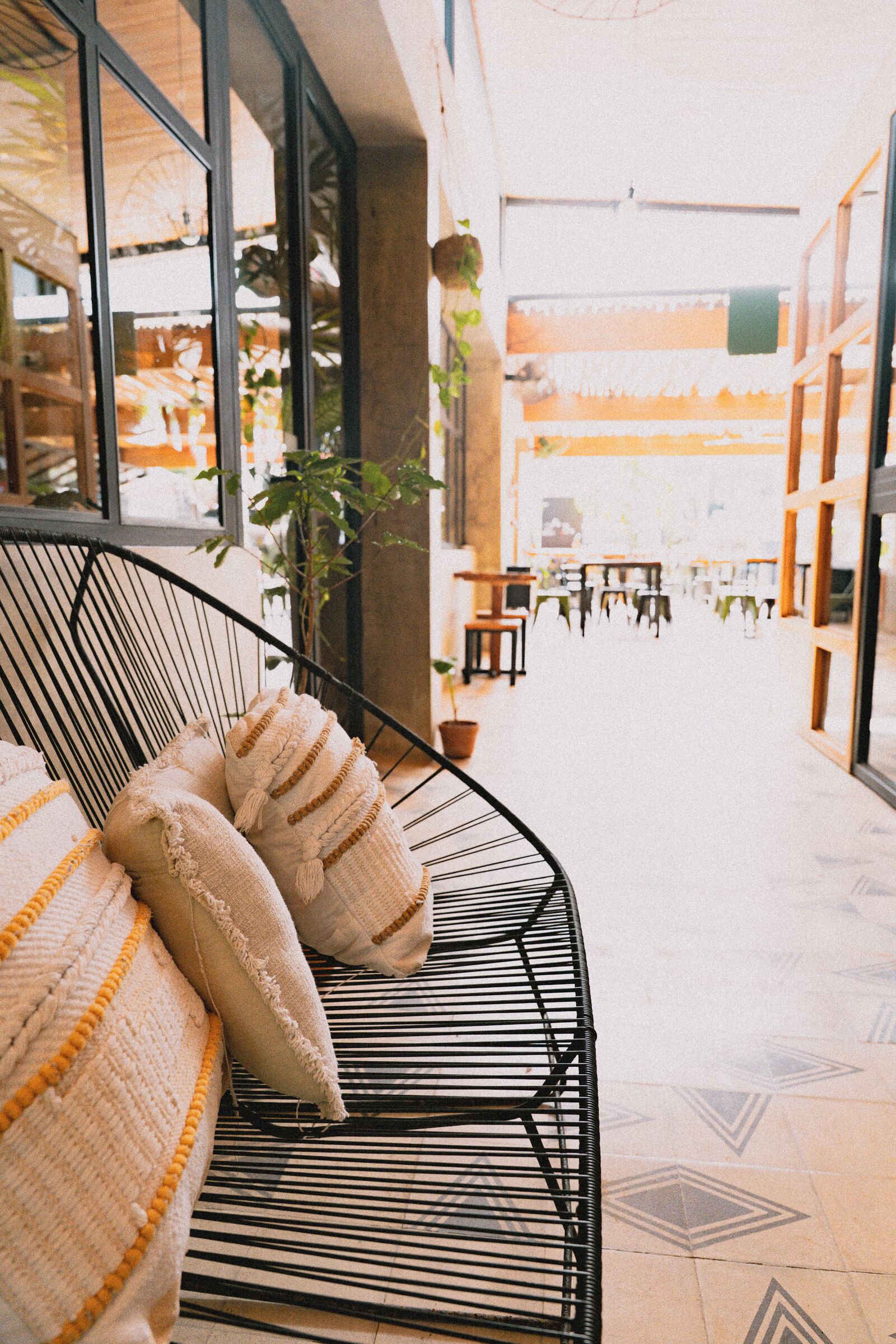 Vista frontal de la propiedad