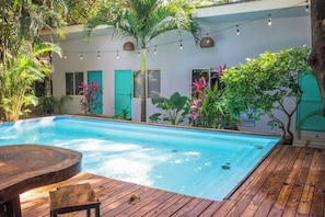 Down duvets, pillow-top beds, in-room safe, individually decorated