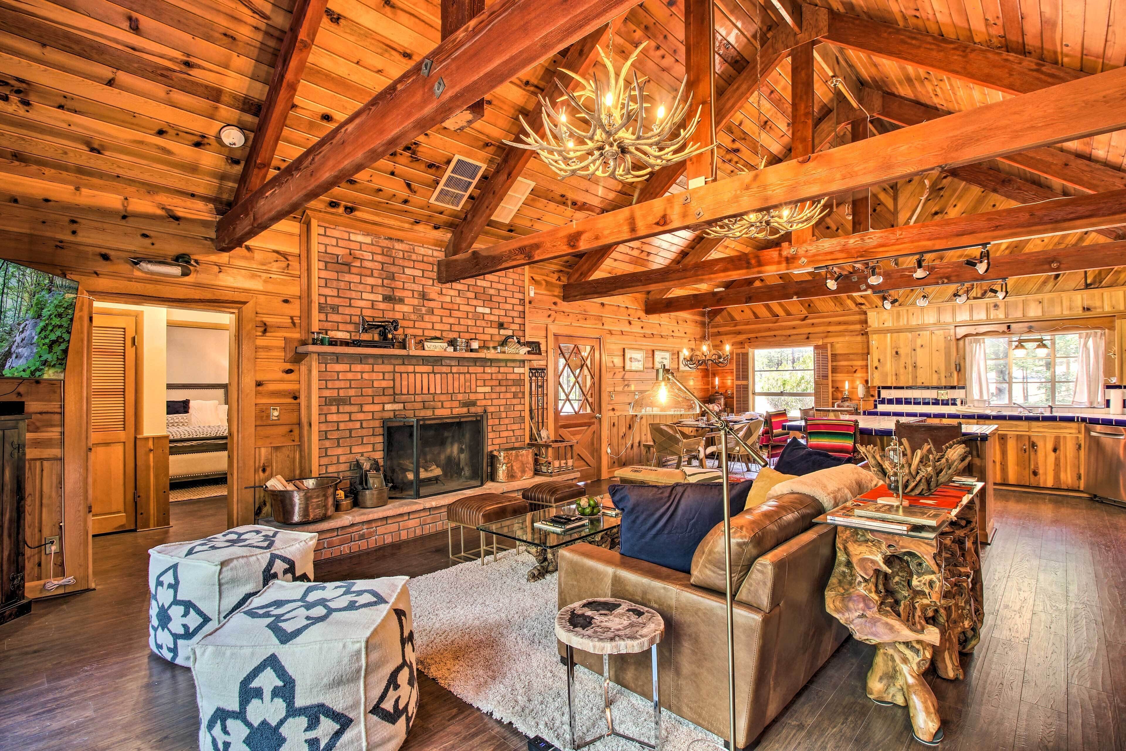 Rustic Lakeside Cabin w/ Deck < 1 Mi to Lake!