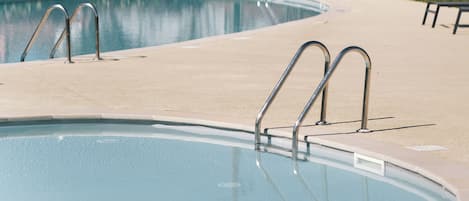 2 outdoor pools, pool umbrellas, pool loungers