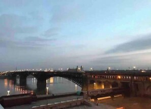 Spanning a serene body of water, this iconic bridge offers a glimpse into the city's classical architecture.