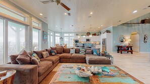 Una televisión, una oficina