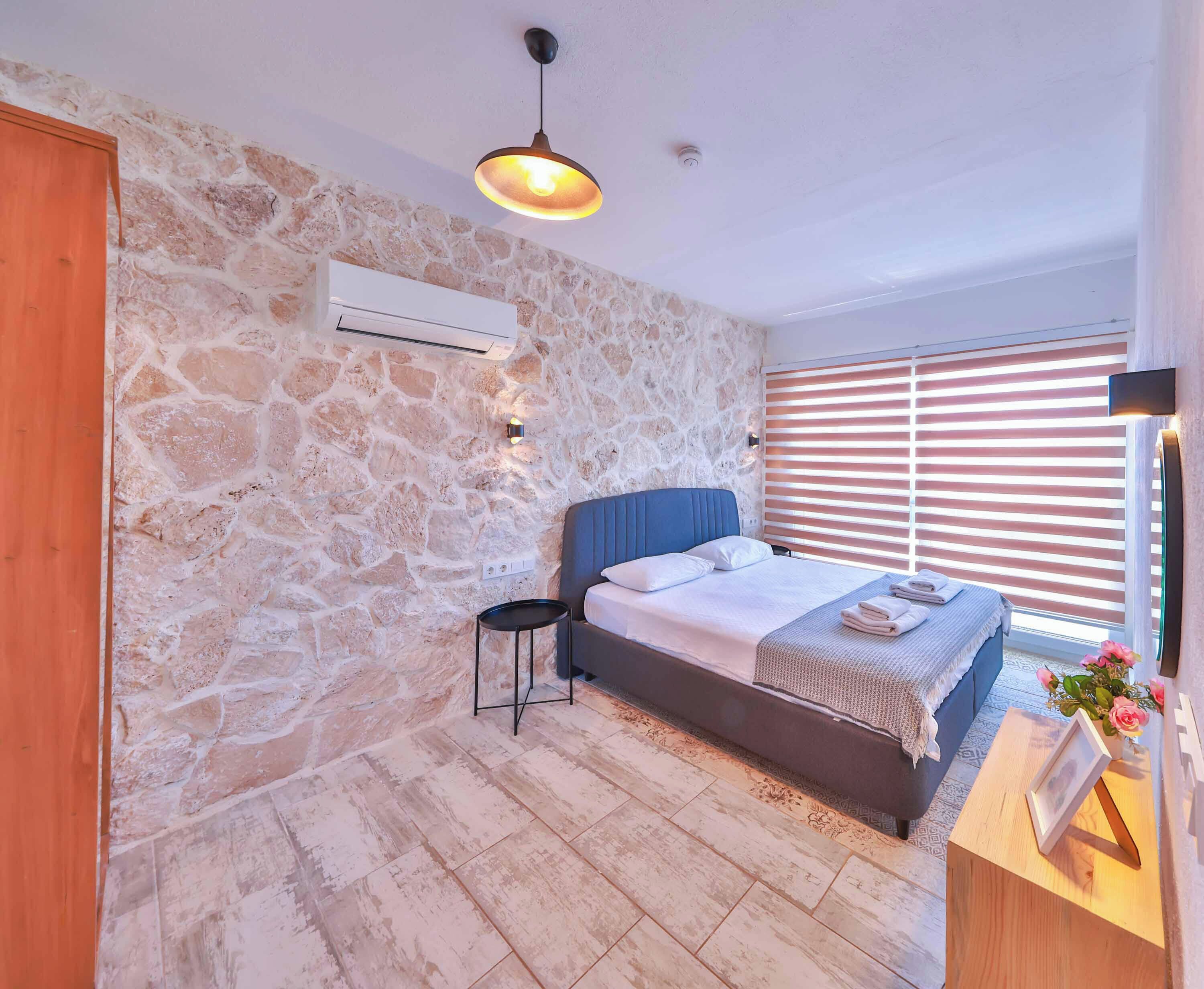 Premium bedding, down duvets, individually decorated