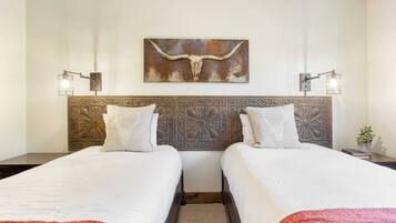 4 bedrooms, iron/ironing board, free cribs/infant beds, bed sheets