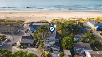 Beach nearby, white sand