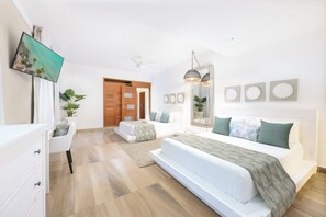 2 bedrooms, in-room safe, desk, iron/ironing board - 5 star BEACHVIEW PH W/ ROOFTOP TERRACE &JACUZZI (Las Terrenas)