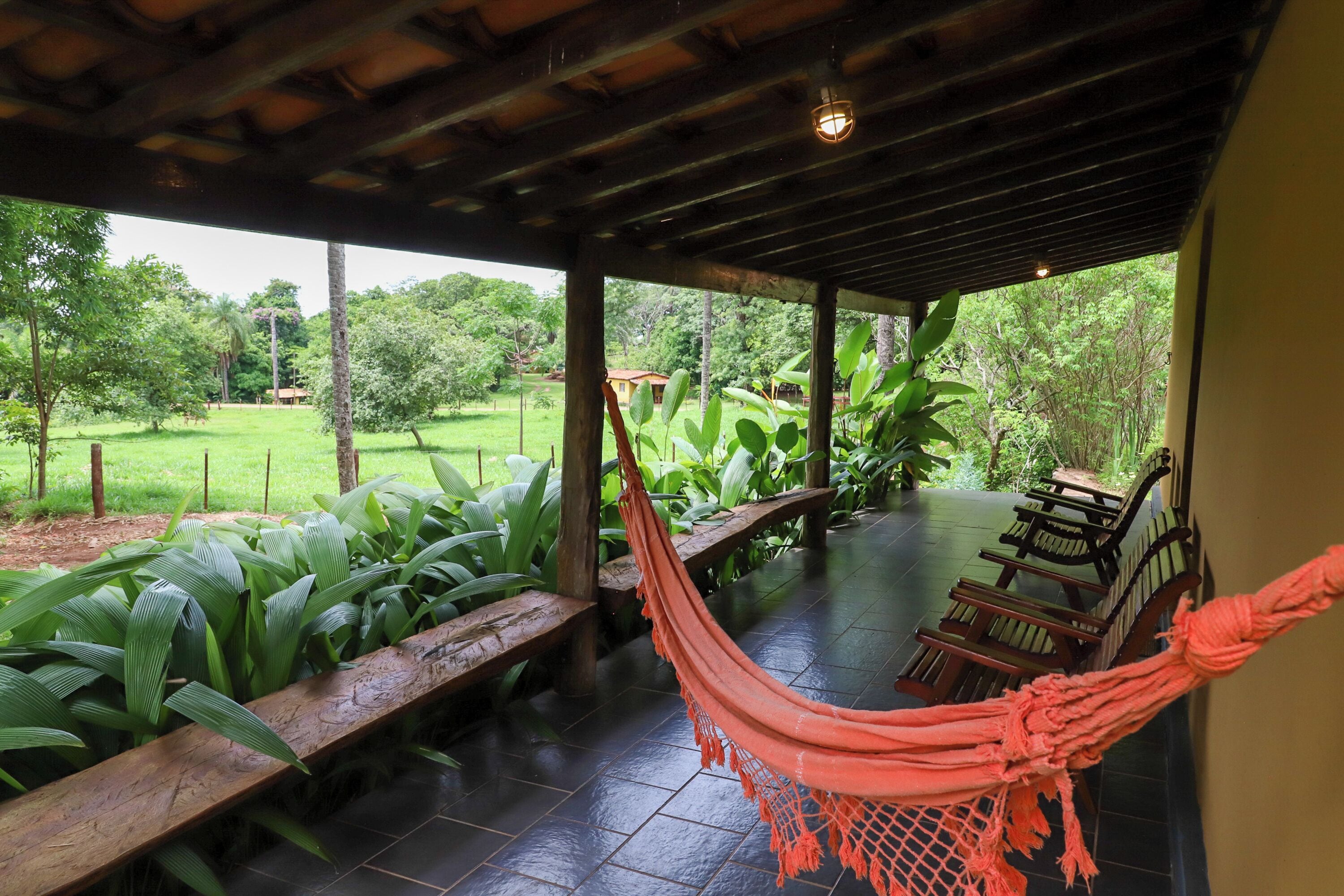 Chalé superior | Varanda coberta