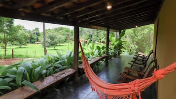 Chalé superior | Varanda coberta